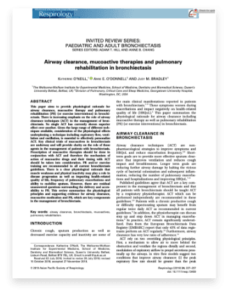 Airway clearance techniques article thumbnail